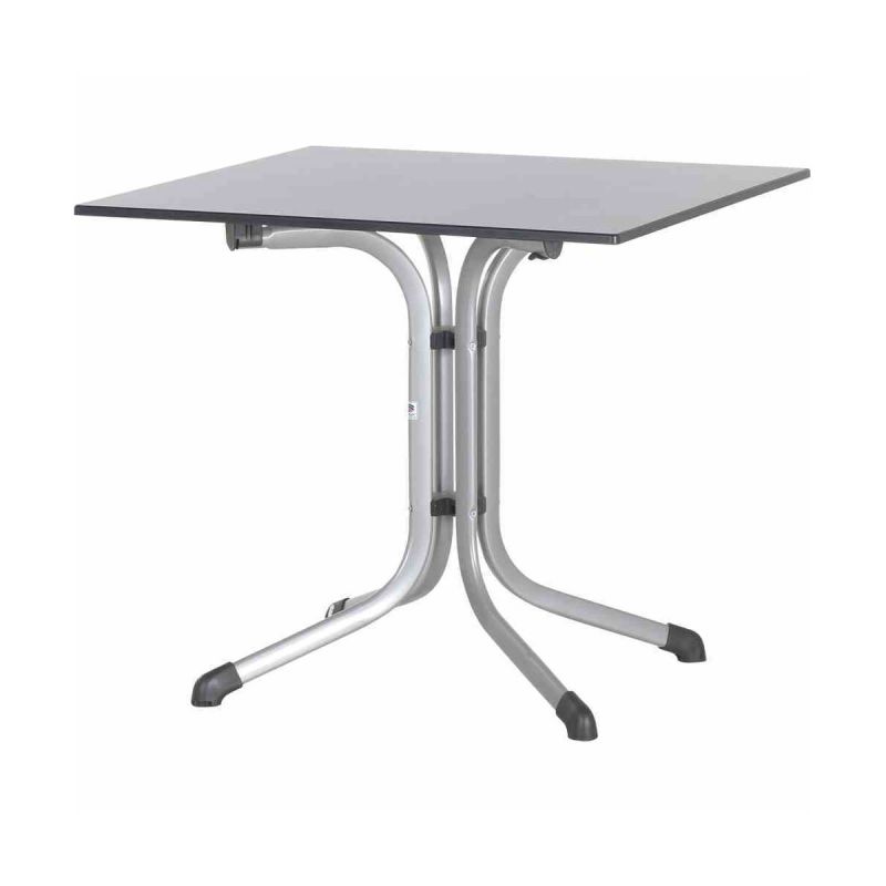 Sieger Klapptisch Vivodur 80 x 80 cm graphit/anthrazit