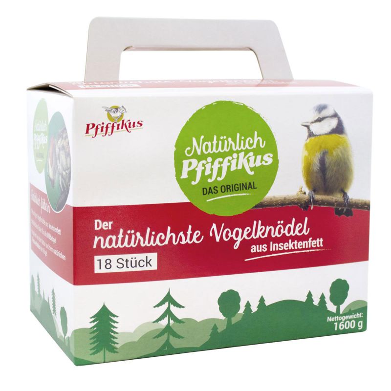 Pfiffikus  Natürlich Vogelknödel 18er ohne Netz