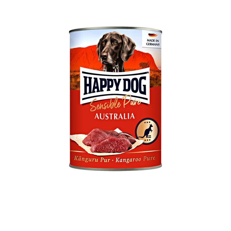 Happy Dog Nassfutter Sensible Pure Australia Känguru pur 400 g