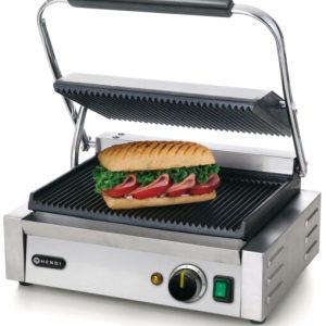 HENDI Kontaktgrill Panini oben/unten gerillt, Breite 430mm HENDI Kontaktgrill Panini oben/unten gerillt, Breite 430mm