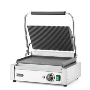 HENDI Kontaktgrill Panini oben gerillt, unten glatt, Breite 430mm HENDI Kontaktgrill Panini oben gerillt, unten glatt, Breite 430mm