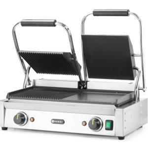 HENDI Doppel-Kontaktgrill links gerillt rechts Glatt, Breite 570mm HENDI Doppel-Kontaktgrill links gerillt rechts Glatt, Breite 570mm