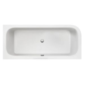 Ottofond Badewanne Spirit 180 x 80 cm Ausführung links Ablaufgarnitur mit Wassereinlauf