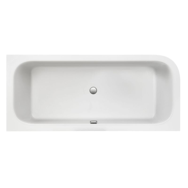 Ottofond Badewanne Spirit 180 x 80 cm Ausführung links Wannenrandarmatur S3000