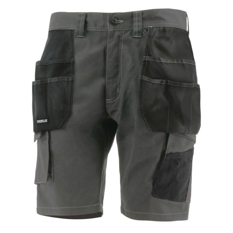 CAT  Arbeitsshort Essential grau Größe 34