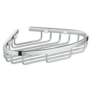 Grohe Ablagekorb Bau Cosmopolitan silber 20,2 x 3,2 x 16,4 cm Grohe Ablagekorb Bau Cosmopolitan silber 20,2 x 3,2 x 16,4 cm