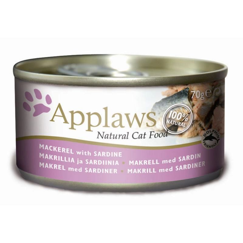 Applaws Nassfutter Makrele und Sardinen 70 g