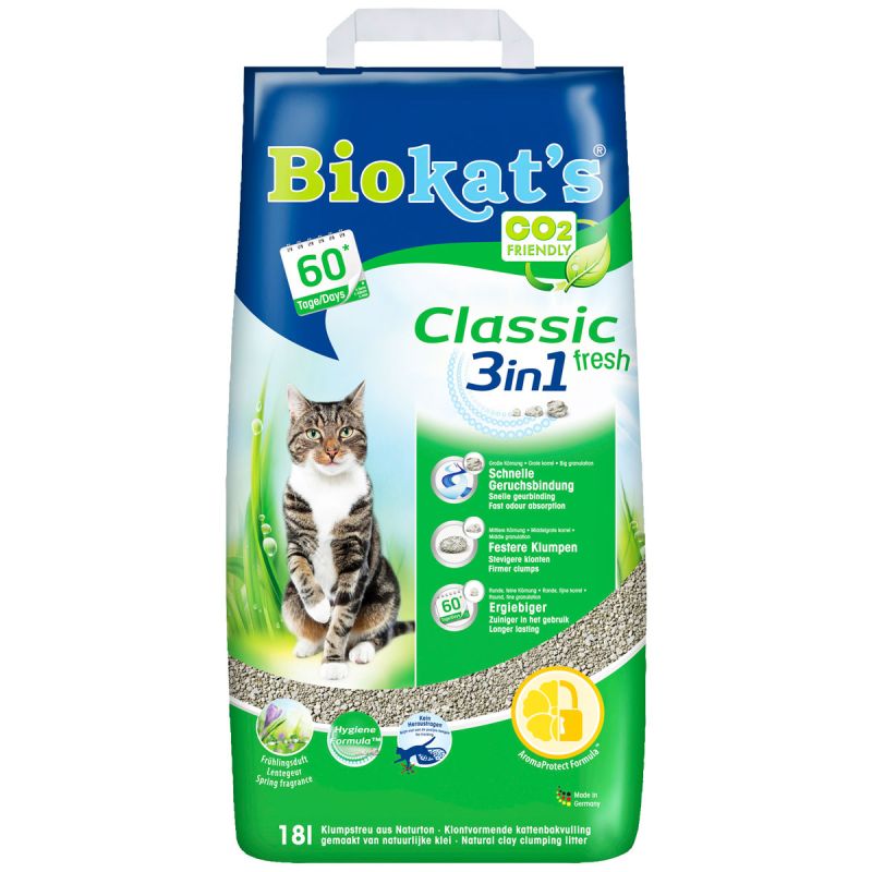 Biokats Klumpstreu Classic Fresh 3in1 18 l
