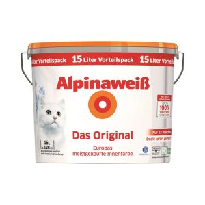Alpina weiß Das Original Spritzfrei Matt 15 L Alpina weiß Das Original Spritzfrei Matt 15 L