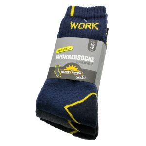 Arbeitssocke Workpower Größe 43/46 3 Stück Arbeitssocke Workpower Größe 43/46 3 Stück