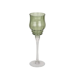 Glaskelch Durchmesser 11 x 35 cm grün-transparent Glaskelch Durchmesser 11 x 35 cm grün-transparent