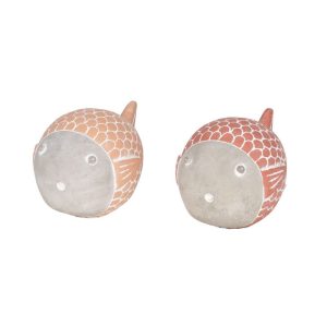 Zement-Fisch breit 15 x 9,5 x 9 cm lachsfarben-braun Zement-Fisch breit 15 x 9,5 x 9 cm lachsfarben-braun