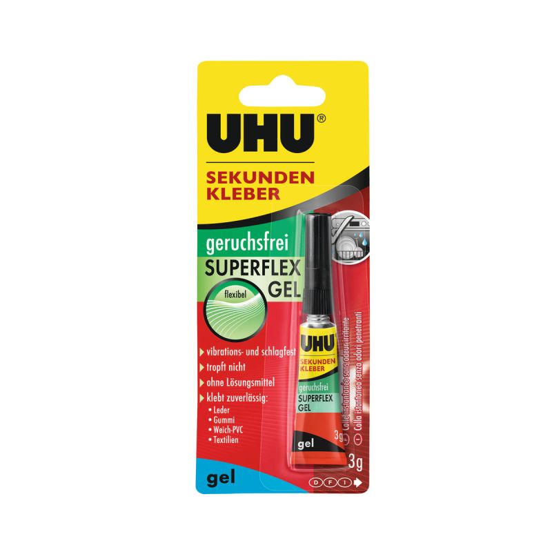 UHU Sekundenkleber Superflex gel 3 g