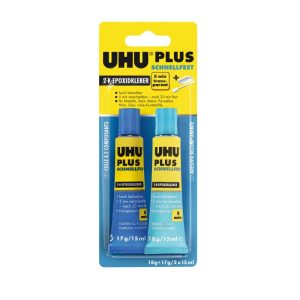 UHU Zwei-Komponenten-Klebstoff plus schnellfest 35 g UHU Zwei-Komponenten-Klebstoff plus schnellfest 35 g