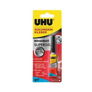 UHU Sekundenkleber blitzschnell gel 3 g UHU Sekundenkleber blitzschnell gel 3 g
