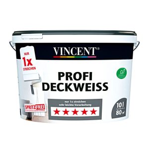Vincent Innenfarbe Profi Deckweiß 10 L
