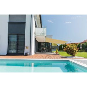 Viereck-Segel Capri 4 x 4 m champagner Viereck-Segel Capri 4 x 4 m champagner