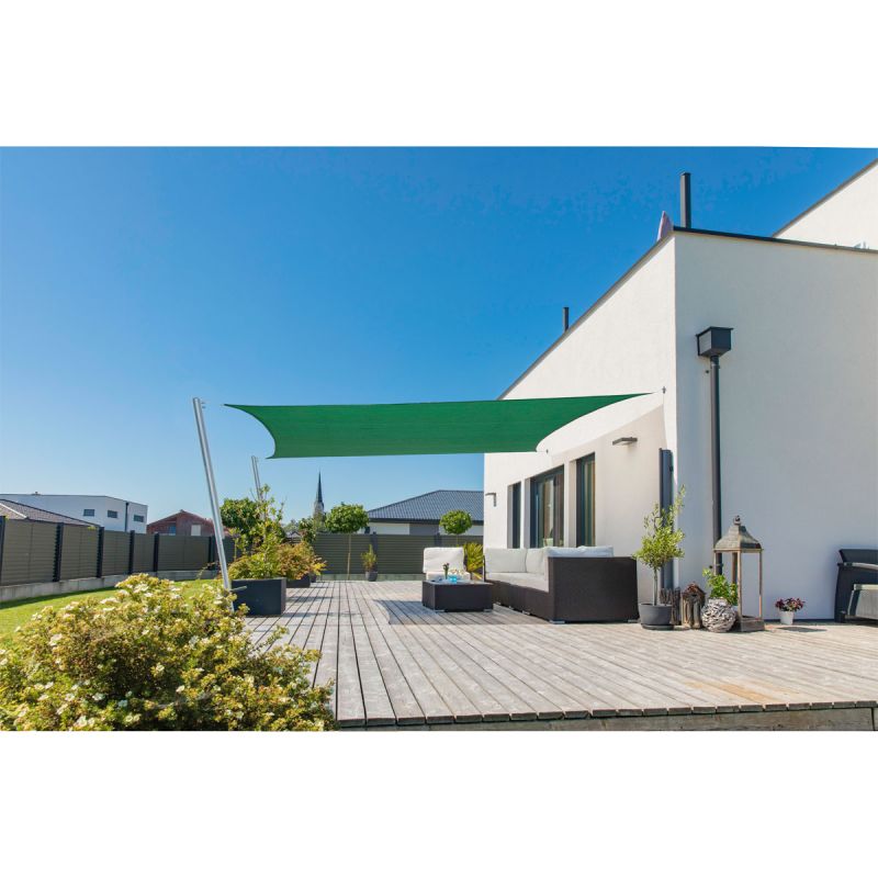 Rechteck-Segel Capri 4 x 5 m olive