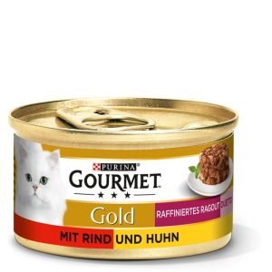 Gourmet Gold Ragout Duetto mit Rind Huhn 85g