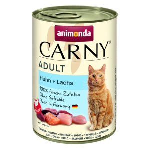 Carny Nassfutter Adult Huhn und Lachs 400 g Carny Nassfutter Adult Huhn und Lachs 400 g