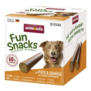 animonda Snack Fun mit Pute+Gemüse 20 Sticks animonda Snack Fun mit Pute+Gemüse 20 Sticks
