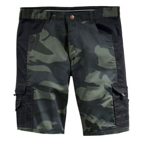 Scheibler Bermuda camouflage-schwarz Größe XL