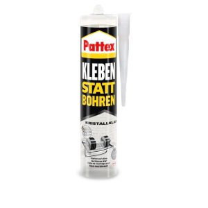 Pattex Montageklebstoff Kleben statt Bohren Kristallklar 290 g Pattex Montageklebstoff Kleben statt Bohren Kristallklar 290 g