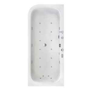 Ottofond Whirlpool-Komplettset Spirit links 180 x 80 cm weiß inklusive Wannenrandarmatur S2000 Ottofond Whirlpool-Komplettset Spirit links 180 x 80 cm weiß inklusive Wannenrandarmatur S2000