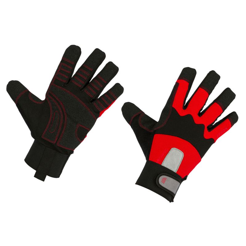 Keron Arbeitshandschuh Hermes Active schwarz-rot Größe 9/L