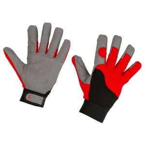 Keron Arbeitshandschuh Zelos Active grau-rot Größe 8/M