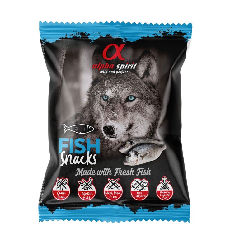 alphaspirit Snack gewürfelt Fisch 50 g