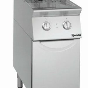 Elektro-Standfritteuse, 2 Becken à 8 Liter, B 400 x T 700mm Elektro-Standfritteuse, 2 Becken à 8 Liter, B 400 x T 700mm