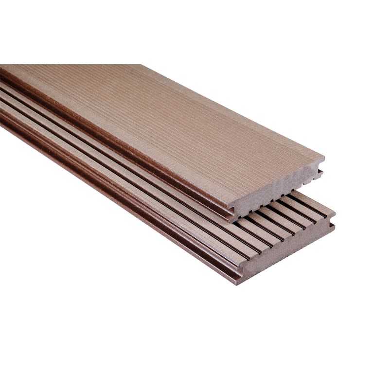 Kovalex Bodendiele Vollprofil gebürstet Schokobraun 26 x 145 mm