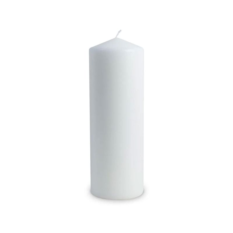Windlichtkerze XXL Höhe 280 mm Durchmesser 95 mm weiß