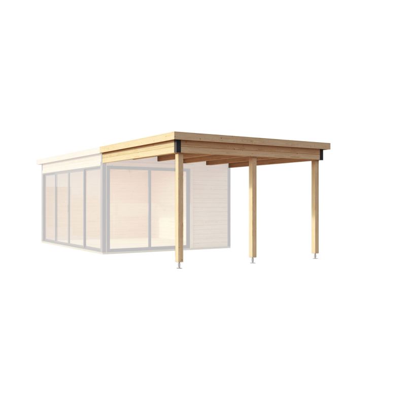 Anbau für Designhaus 412 Größe 2 natur