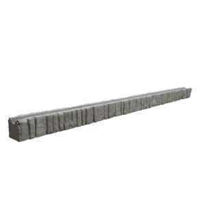 Anfangs-/ Endpfosten Nostalgie betongrau 245 x 12 x 12,5 cm Anfangs-/ Endpfosten Nostalgie betongrau 245 x 12 x 12,5 cm