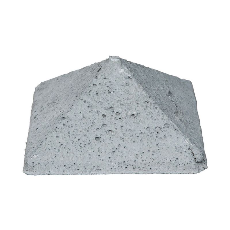 Beckers Betonzaun Mediterran Nostalgie Anfangspfostenkappe grau