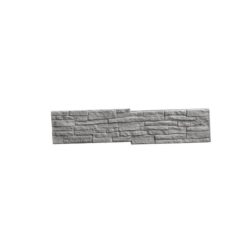 Beton-Steckzaun Nostalgie betongrau 144 x 30 x 4 cm