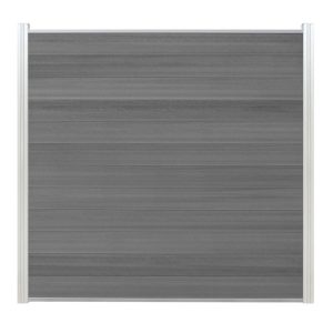 WPC-Steckzaun-Element Cora Line 179 x 14 cm grau WPC-Steckzaun-Element Cora Line 179 x 14 cm grau