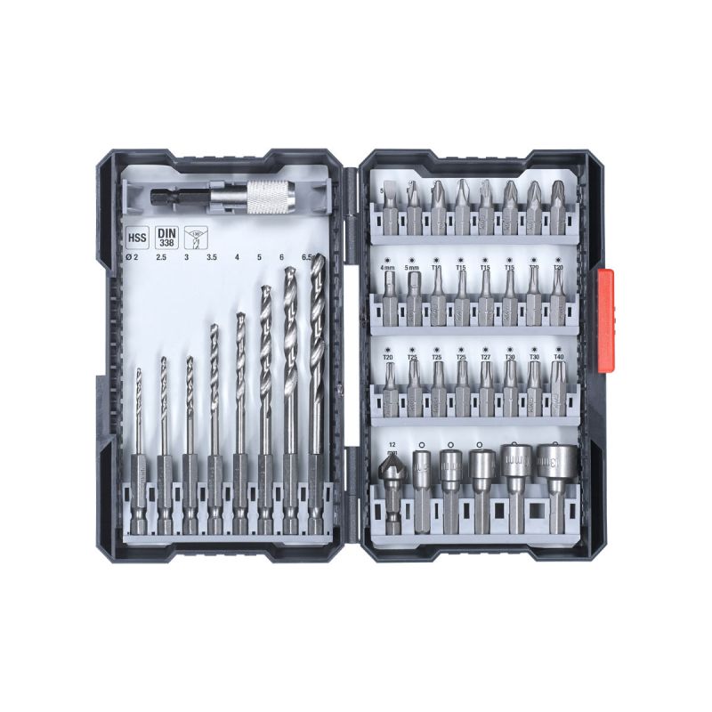 kwb  Bit-Bohrerbox 39 teilig inklusive L-Box