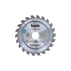 kwb Spanplatten-Kreissägeblätter für Handkreissägen Durchmesser 170×30 mm kwb Spanplatten-Kreissägeblätter für Handkreissägen Durchmesser 170×30 mm