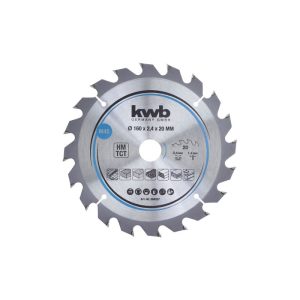 kwb Spanplatten-Kreissägeblätter für Handkreissägen Durchmesser 160×20 mm kwb Spanplatten-Kreissägeblätter für Handkreissägen Durchmesser 160×20 mm