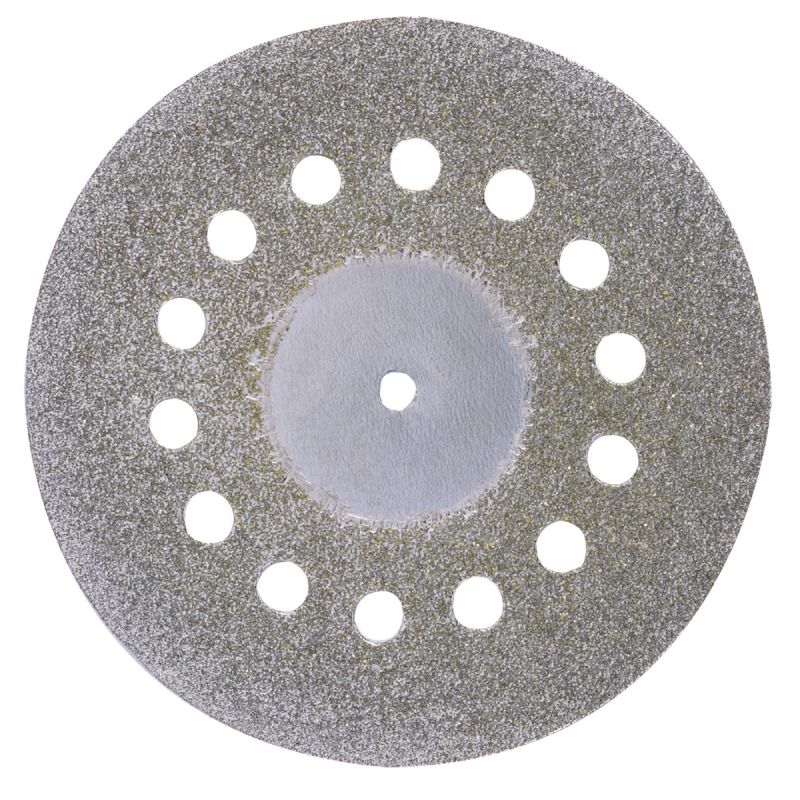 Proxxon Micromot Diamantierte Trennscheibe mit Kühllöchern Durchmesser 38 mm und 1 Träger