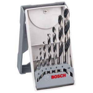 Bosch Professional HSS-Spiralbohrer-Set PointTeQ 7- teilig Mini-X-Line 2–8 mm Bosch Professional HSS-Spiralbohrer-Set PointTeQ 7- teilig Mini-X-Line 2–8 mm
