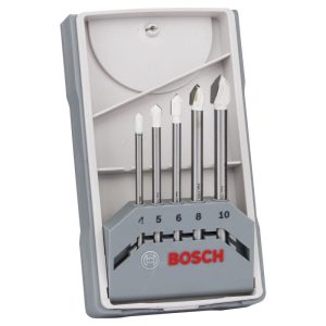 Bosch Professional 5-teiliges CYL-9 Ceramic Fliesenbohrer-Set 4–10 mm Bosch Professional 5-teiliges CYL-9 Ceramic Fliesenbohrer-Set 4–10 mm