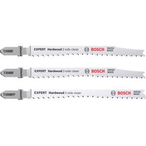 Bosch Professional  Expert Hardwood 2-side clean Stichsägeblatt-Set 2- teilig T308BF/BFP