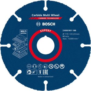 Bosch Professional  Expert Carbide Multi Wheel Trennscheibe 115 mm 22,23 mm