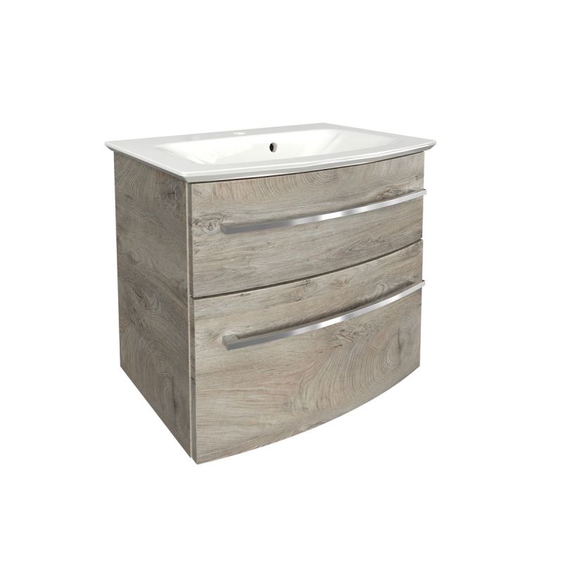 Fackelmann Waschtisch-Set B.Style 632 x 543 x 460 mm Nature Oak