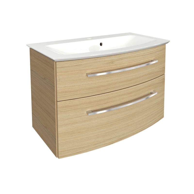 Fackelmann Waschtisch-Set B.Style 832 x 543 x 478 mm Sandeiche