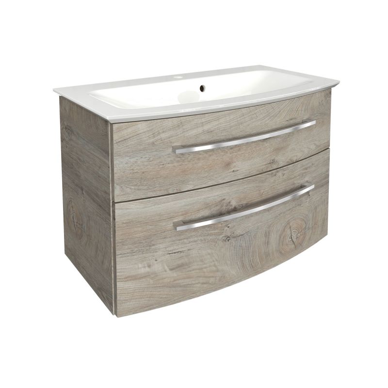 Fackelmann Waschtisch-Set B.Style 832 x 543 x 478 mm Nature Oak